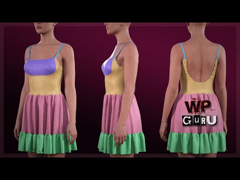 Make a Dress from a Sewing Pattern in Marvelous Designer- come join me!