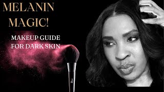 Melanin Royalty: The ULTIMATE Dark skin MAKEUP guide | Intro Series #darkskinmakeup #makeuptutorial