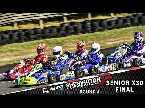 Senior X30 Final - Round 8 -  Shenington Kart Racing Club - 2018