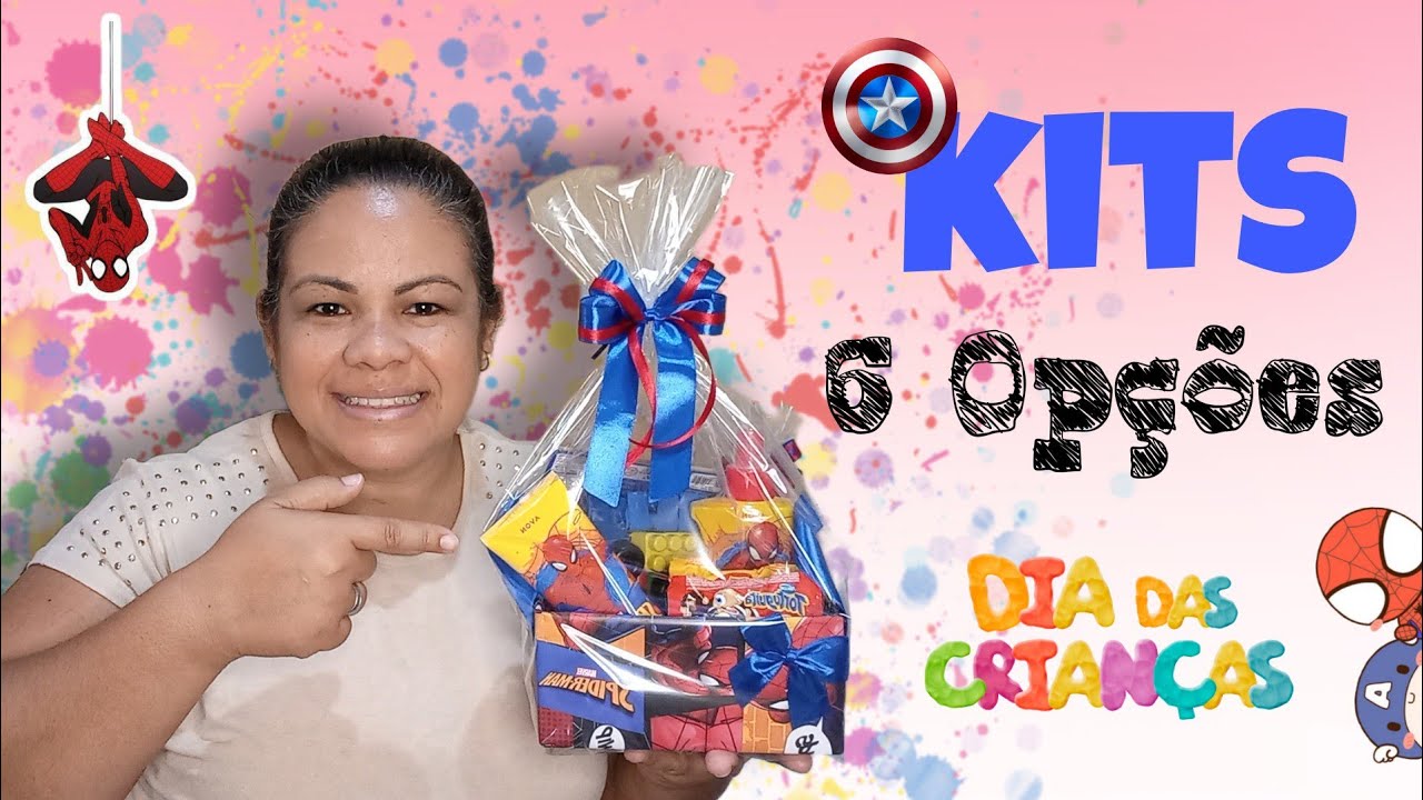 KITS INFANTIL PARA O DIA DAS CRIANÇAS 2022 DE MENINOS.