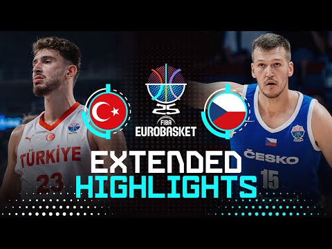 Türkiye 🇹🇷 vs Czechia 🇨🇿 | Extended Highlights | FIBA EuroBasket 2025