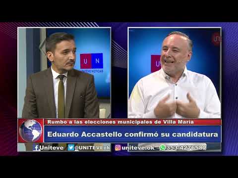 Entrevista exclusiva: Eduardo Accastello confirmó su candidatura