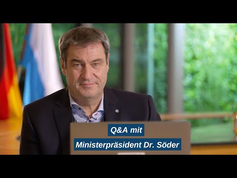 Video in Gebärdensprache: Q&A live mit Ministerpräsident Dr. Markus Söder (16.11.2021) - Bayern