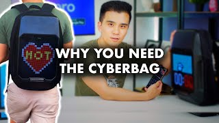 DIVOOM Cyberbag Review- This Backpack Lets You Send Secret Messages!