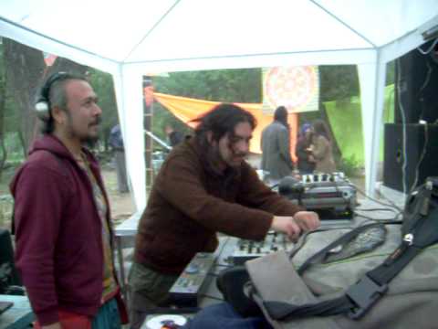 Dj Plaxius & dj Shiva en Ruta Amanita 2008