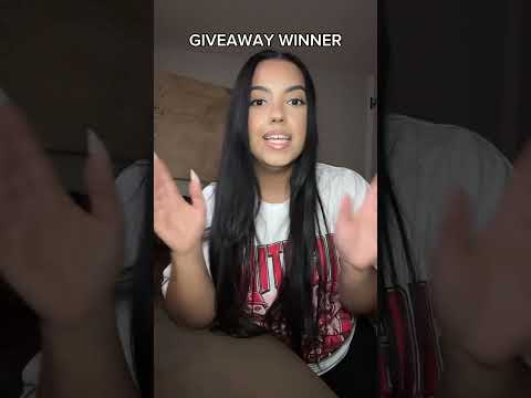 Giveaway winner!💖 #giveaway