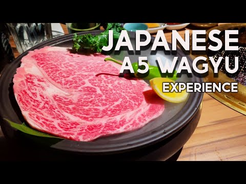 Trying Japanese A5 Wagyu Beef For The First Time |...