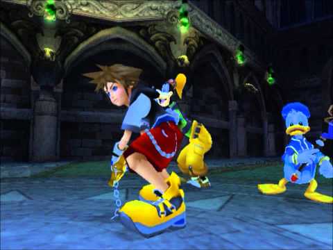 KH1 Cutscenes Part 177 - Fighting Maleficent (English)