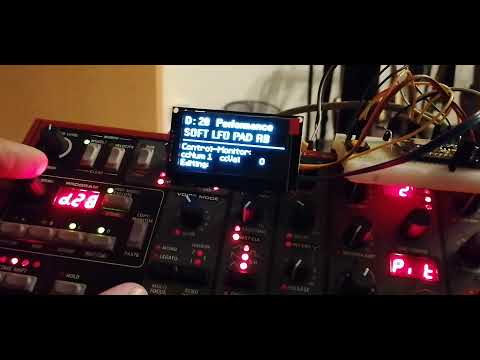 DIY OLED Display for Nord Lead A1 Synthesizer