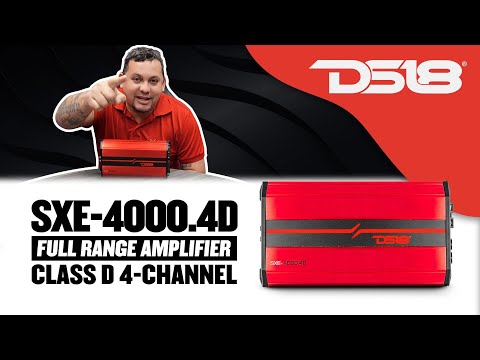DS18 SXE-4000.4D/BK-video