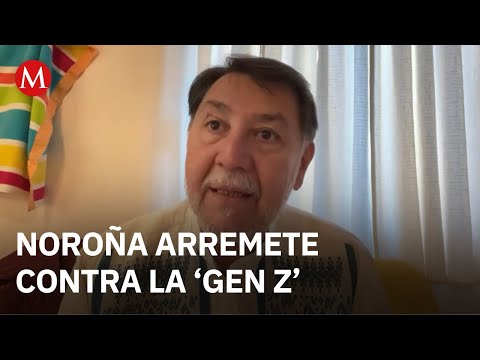 Morena senator Gerardo Fernández Noroña criticizes the Generation Z march