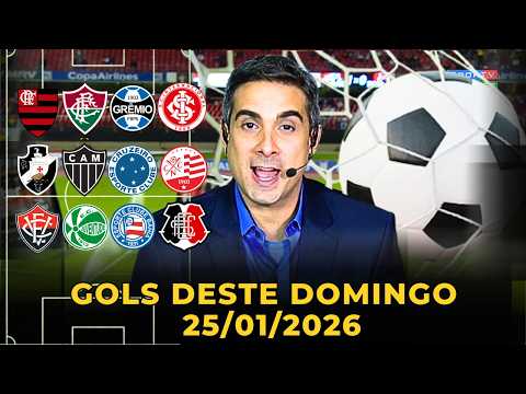 ⚽️TODOS OS GOLS DESTE DOMINGO 25/01/2026 GOLS DOS ESTADUAIS , GOLS DE HOJE, GOLS DA RODADA(COMPLETO)