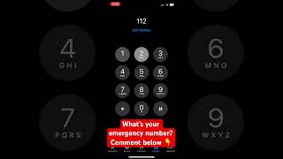 What’s yours? #911 #111 #112 #emergencynumbers