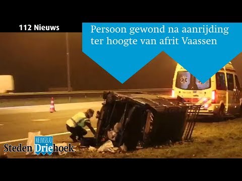 Persoon gewond na aanrijding ter hoogte van afrit Vaassen