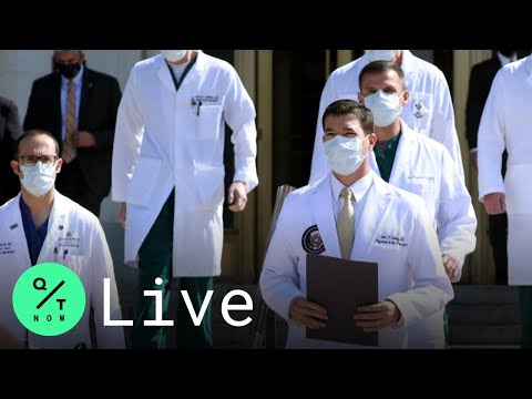 LIVE: Trump's Doctors Give Health Update After He Said He'll Leave Walter Reed at 6:30 Tonight