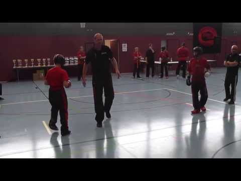 2013-07-13 BM-Kickboxen - Niklas Baumann Halbfinale LK-50KG in Ebern - Sugambrer Fightclub