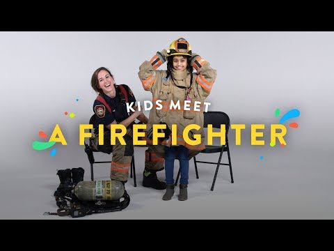 Kids Meet a Fire Fighter | Kids Meet | HiHo Kids