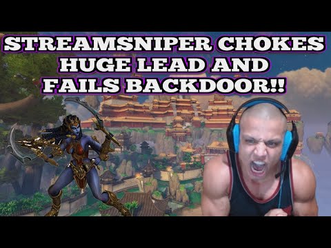 Streamsniper Chokes HUGE Lead & Fails Backdooring!! | Season 10 GrandMaster Ranked 1v1 Duel - SMITE