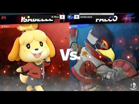 SAK NYE SSBU Winners Semis - B-Rice (Isabelle) vs JumboJack (Falco / Joker)