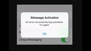 iPhone 7 “An error occurred during activation” for iMessage and Facetime