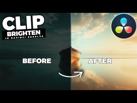 How To BRIGHTEN Dark FOOTAGE In Davinci Resolve