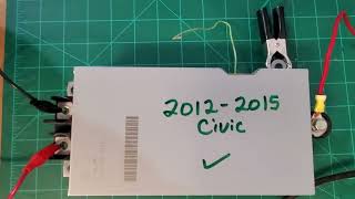 Bench testing the 2012 to 2015 Honda Civic Hybrid DC to DC converter