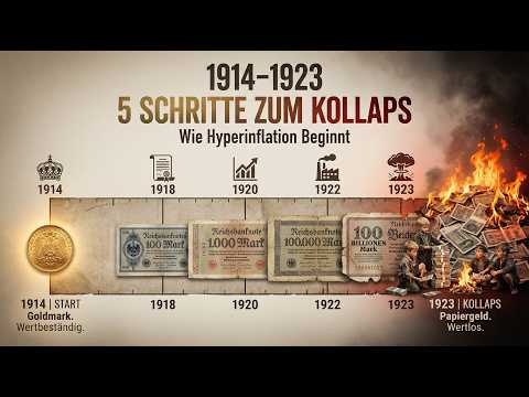 Wie Hyperinflation Beginnt Die Deutschen Schritte 1914-1923