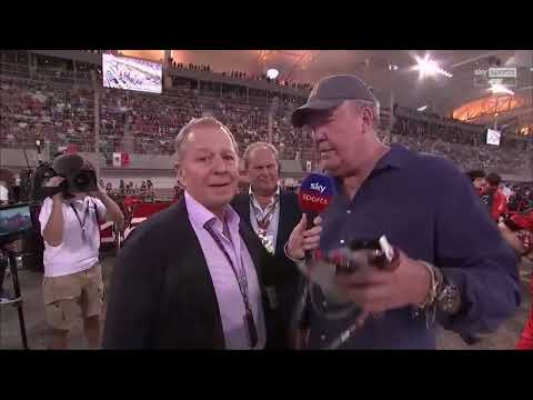 Jeremy Clarkson on being back to an f1 race!!