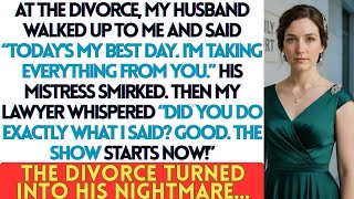 “I’ll take everything from you,” my husband said in court  But the divorce became his nightmare!..