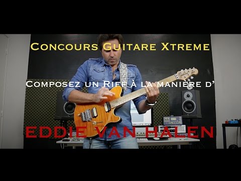 Concours Guitare Xtreme , Riff à la Eddie Van Halen par martial allart