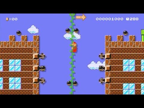 Super Mario Maker - Castle Cannon Caper by Nate