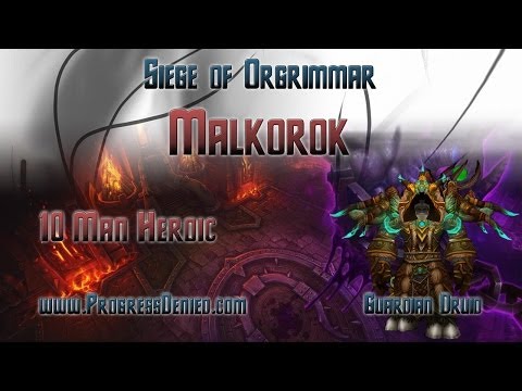 Progress Denied vs Malkorok Heroic - Guardian Tank PoV