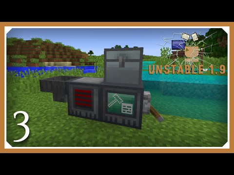 Minecraft Mods: FTB Unstable | RFTools Builder Quarry  | E03 | (Hypermine Modded 1.9.4 SMP)