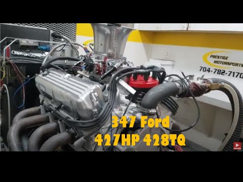Mike's 347 Stroker Ford on the Dyno at Prestige - 427HP/428TQ