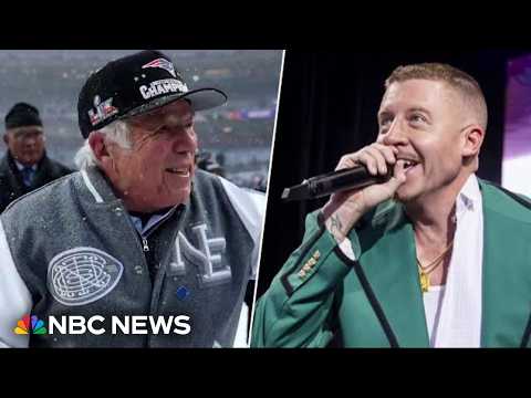 Macklemore says he was dropped from Ed Sheeran tour after Patriots owner organized boycott
