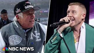 Macklemore says he was dropped from Ed Sheeran tour after Patriots owner organized boycott