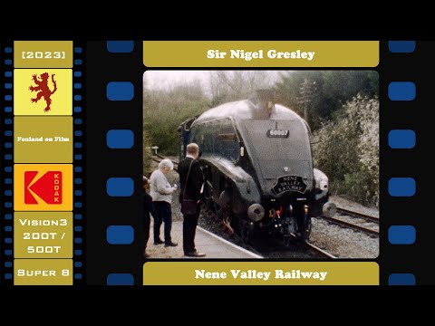 Sir Nigel Gresley - Nene Valley Railway (2023) Super 8 Film [4K]
