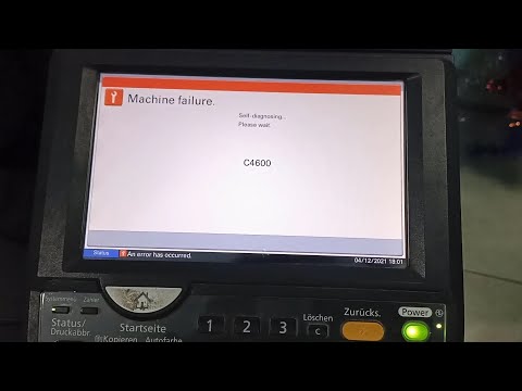 حل مشكلة كود الخطأ C4600 لماكينات تصوير كيوسيرا A3