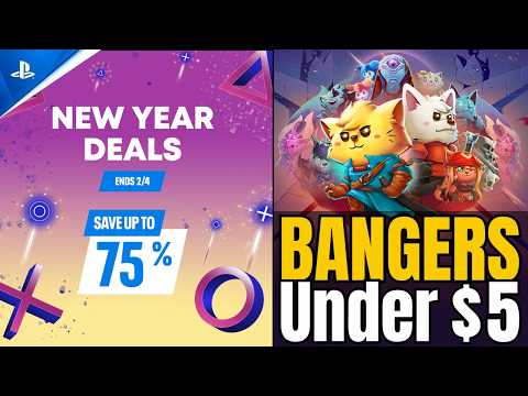 15 Absolute BANGERS Under $5! | PSN New Year Deals 2026