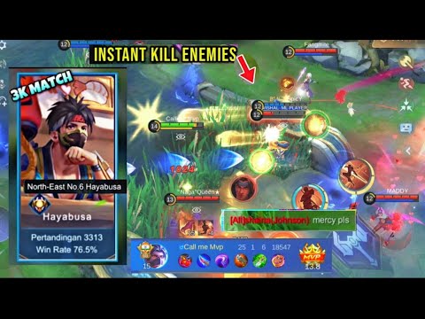 HAYABUSA 25 Kill🔥 | FastHand +Smooth +Deadly Shadow 😱