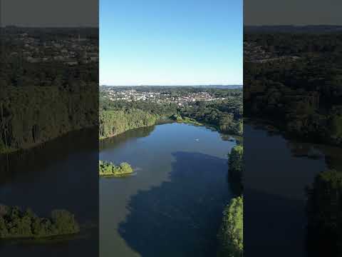 A lagoa formada de uma antiga barragem de Ilópolis | VALE DO TAQUARI