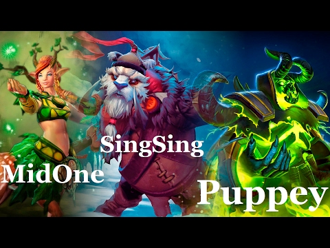 MidOne, SingSing, Puppey - funny Dota | funny moments | Highlights — Dota 2