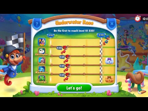 @Fishdom Win Strikes Level 10325 - 10334. Won 1st Underwater Race 🎉
