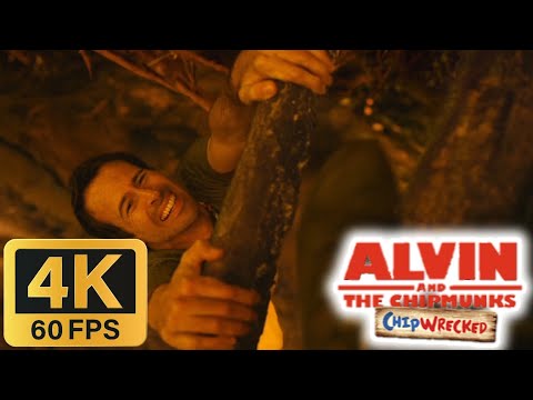 Alvin and the Chipmunks: Chipwrecked (2011) - Escape The Island/Volcano Erupts Part 2 [4K/60FPS]
