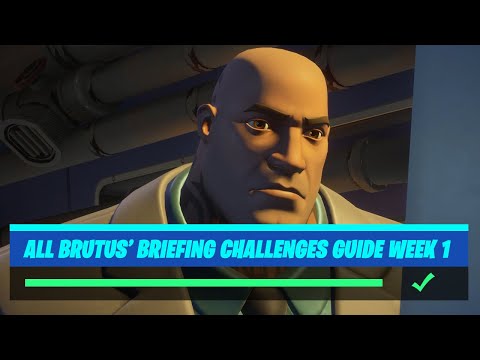 Fortnite All 'Brutus' Briefing' (Week 1) Challenges Guide - Chapter 2 Season 2
