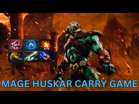 Dota 2 Mage Huskar Mid Carry Game