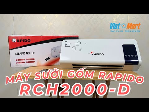 A cerâmica PTC pode ser usada no Rapido RCH2000-D.