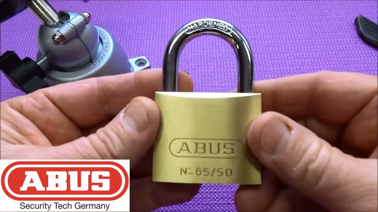 (444) Abus 65/50 Picked and Milled Open (Game Changer!)