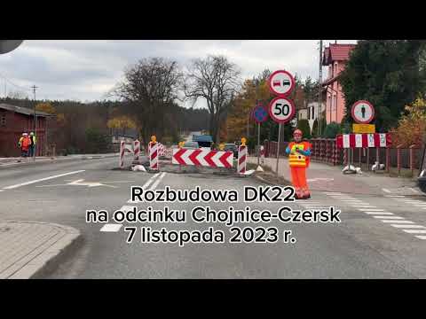 Rozbudowa drogi krajowej nr 22 na odcinku Chojnice-Czersk