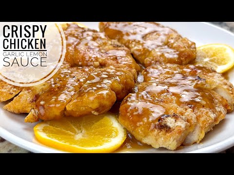 Crispy Chicken With Lemon And Garlic Sauce Recipe